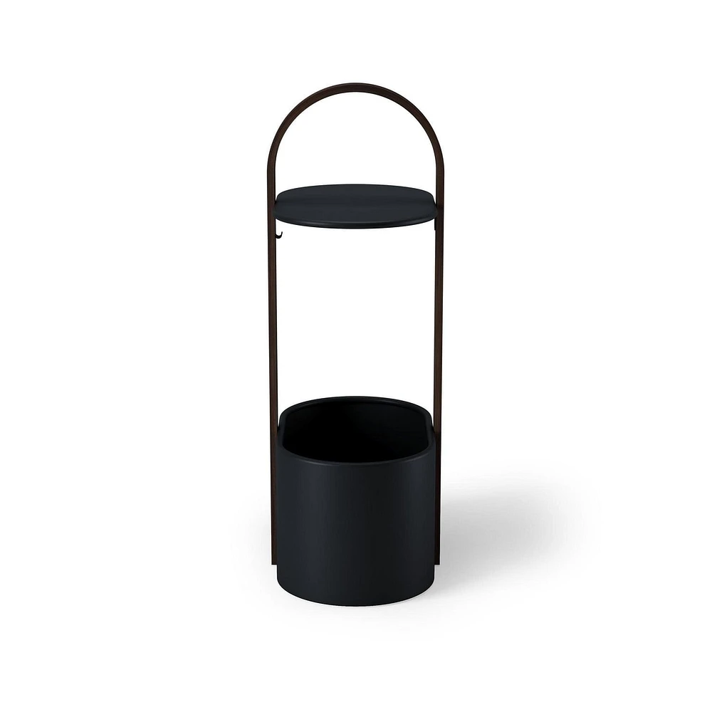 Table de rangement Umbra Bellwood, noir / noyer