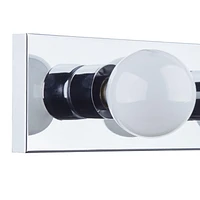Vanité en métal à 3 lumières, collection Cameron de Globe Electric, chromée, 51202 Lumière de vanité 3 lumières