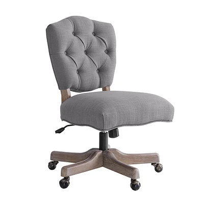 Chaise de bureau grise Shayla
