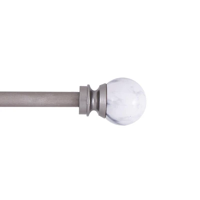 Mainstays 121,92 cm - 218,44 cm Tringle à rideau, 1,27 cm Diamètre 1,27 cm Diamètre