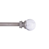 Mainstays 121,92 cm - 218,44 cm Tringle à rideau, 1,27 cm Diamètre 1,27 cm Diamètre