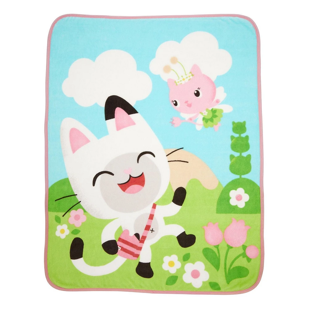 Gabby's Dollhouse "Flowery Fun" Throw
