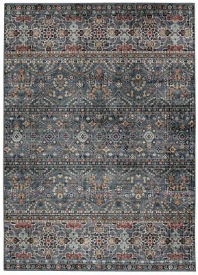 Tapis d'appoint lavable Grant 2 pi x 3 pi sarcelle et ivoire