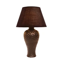 Simple Conceptions Texturées Stucco Curvy Lampe de table en céramique