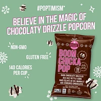 Angie’s BOOMCHICKAPOP® Ready-To-Eat Gluten-Free Popcorn, Non-GMO, Dark Chocolaty Drizzled Sea Salt Popcorn, 128 g