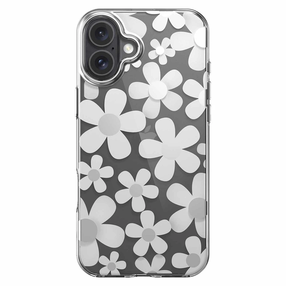 SwitchEasy Étui Fleur 3D Blanc pour iPhone 16