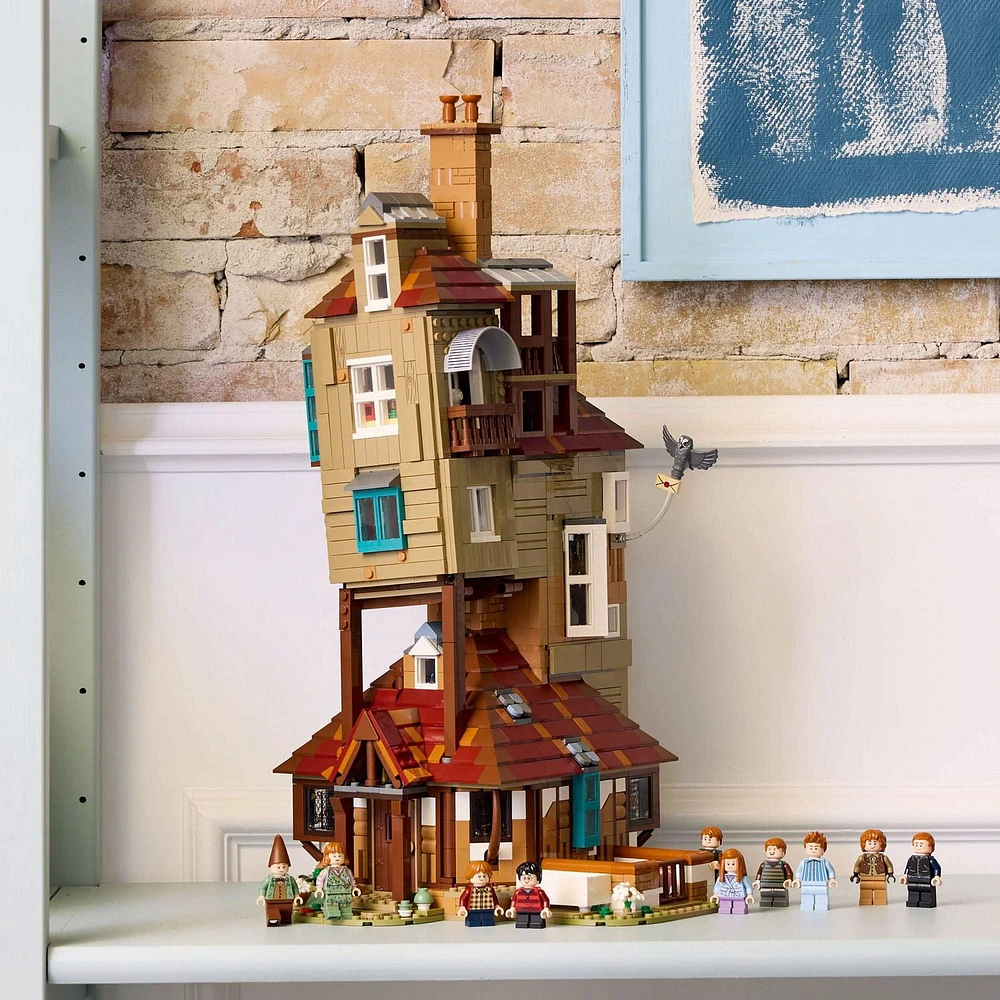 LEGO Harry Potter The Burrow – Collectors’ Edition, Weasley House, Collectible Building Set - 10 Minifigures Plus Errol the Owl - Gift for Adult Fans of the Wizarding World - 76437