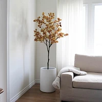 Barron White Large Planter, 19.7"