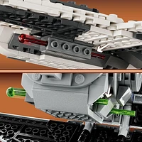 LEGO Star Wars Le chasseur Fang mandalorien contre l'Intercepteur TIE 75348 Ensemble de construction (957 pièces) Comprend 957 pièces, 9+ ans