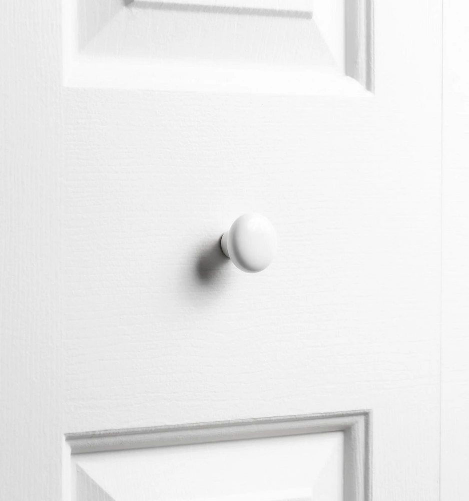 Era Céramique Paquet de 2 Bouton Blanc 1.18 x 1.18 x 1.14 po.
