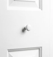 Era Céramique Paquet de 2 Bouton Blanc 1.18 x 1.18 x 1.14 po.