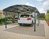CANOPIA par PALRAM Arcadia Abri d'auto gris 12 pi x 21 pi