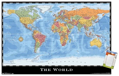 Map - World Wall Poster