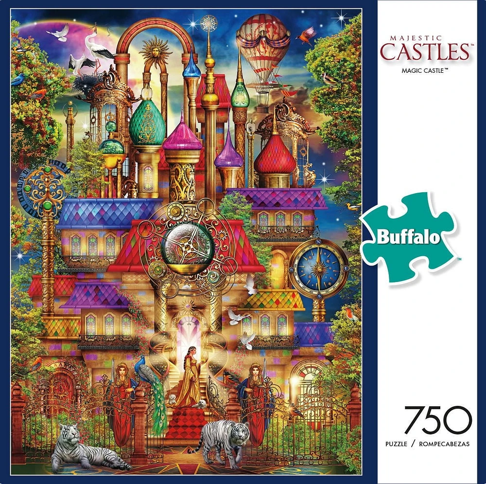 Buffalo Games Majestic Castles Magic Castle 750 Piece Jigsaw Puzzle