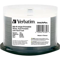 Verbatim Bd-R 6X White Inkjet Hub Printable Disc