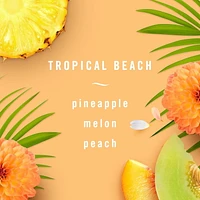 Febreze AUTO Air Freshener Vent Clip Tropical Beach Scent, 2.2 mL Car Vent Clip, Pack of 2