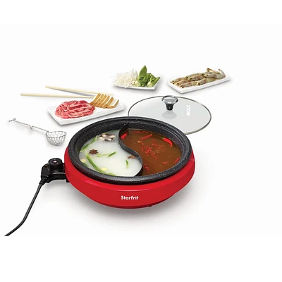Starfrit The Rock Electric Dual-sided Hot Pot