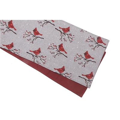 Chemin De Table En Tapisserie Multy Cardinal 36" - Ensemble De 2
