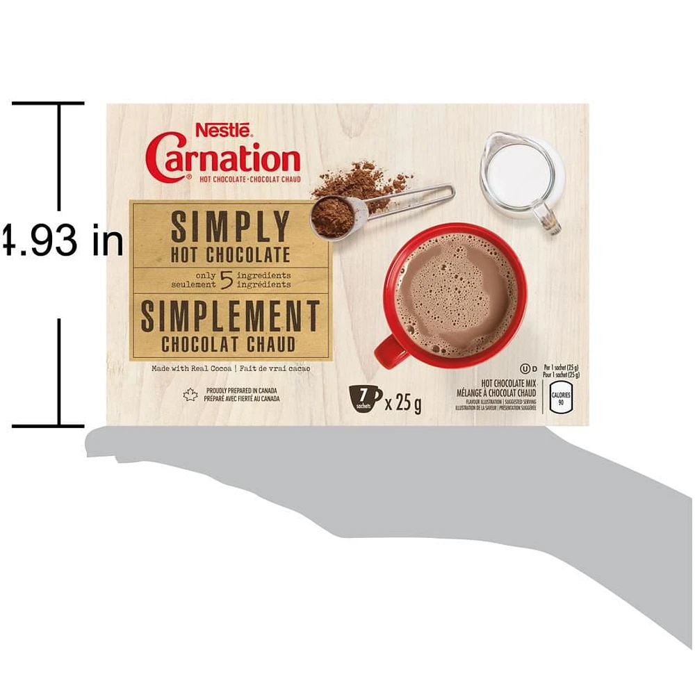 NESTLÉ CARNATION Simply Hot Chocolate 7 x 25g