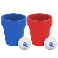 Banzai Toss Like A Boss Outdoor Giant Pong Lawn Game with Drawstring Bag, Toss Like A Boss