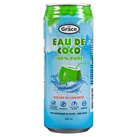 Grace 100% Pure Coconut Water, 500 ml Can, Grace 100% Pure Coconut Water, 500ml Can