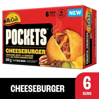 McCain Pockets® Cheeseburger, 6 x 90g