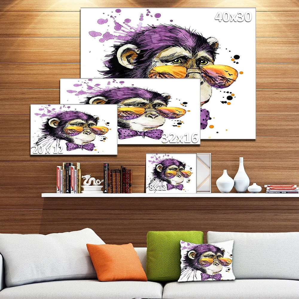 Impression sur toile « singe unique » Design Art