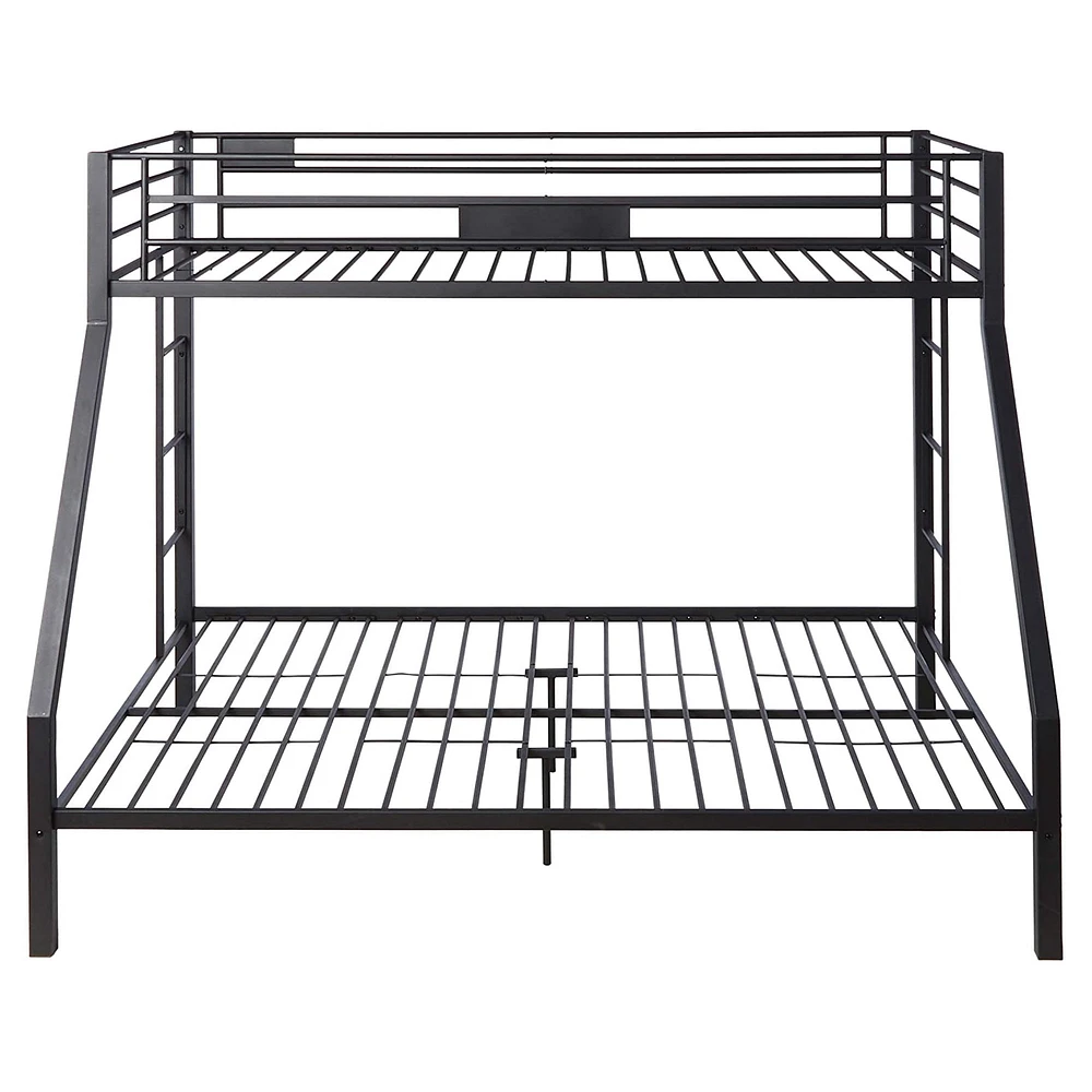 ACME Limbra Twin XL over Queen Bunk Bed in Sandy Black
