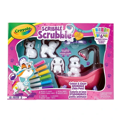 Ensemble de baignoire et d’animaux de compagnie Crayola Scribble Scrubbie
