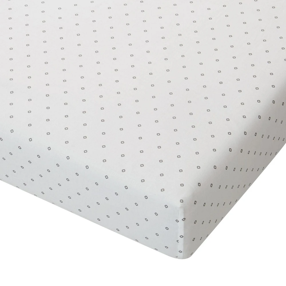 Drap pour lit de bébé en coton biologique George Baby, paquet de 2 74 x 132 cm, coton biologique