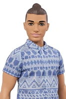 Ken Fashionistas Poupée Denim vieilli - Large