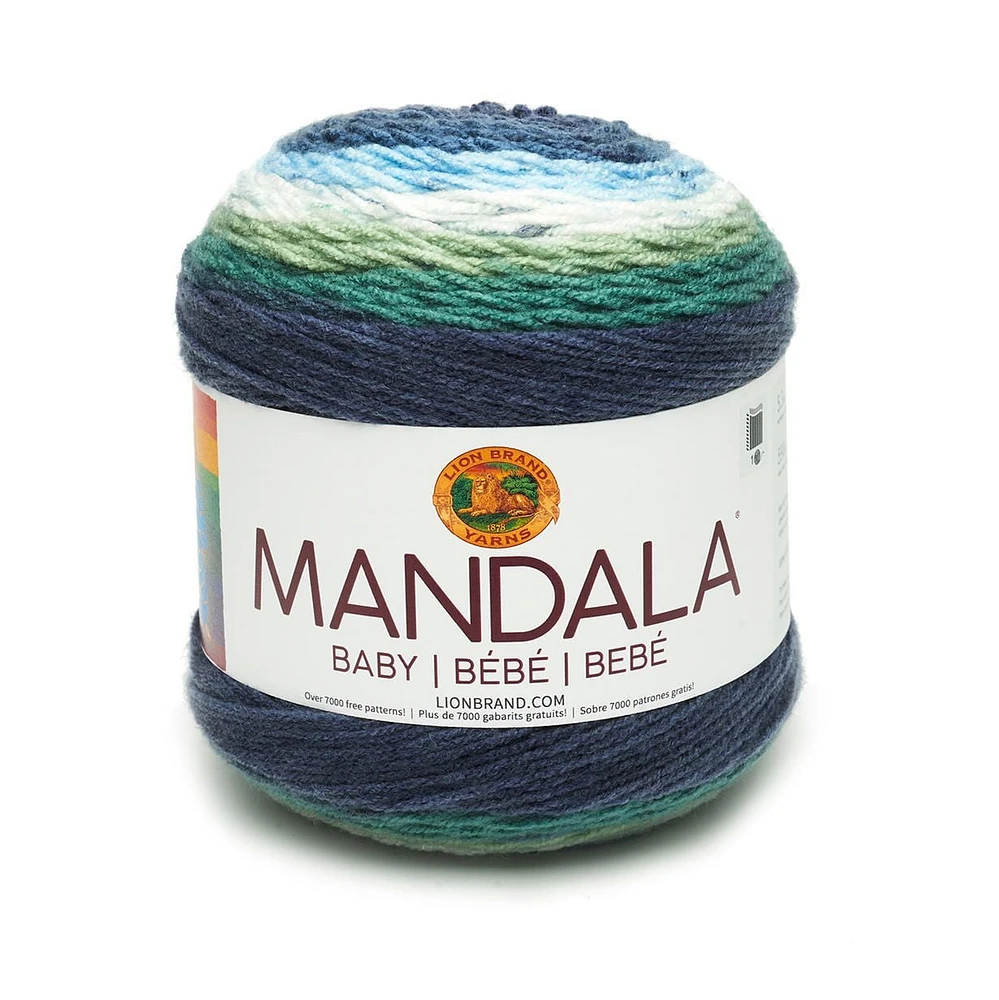 Lion Brand Yarn Mandala Baby Echo Caves 526-205 Baby Cake Yarn