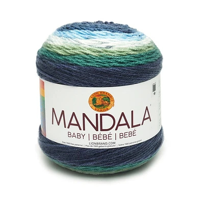 Lion Brand Yarn Mandala Baby Echo Caves 526-205 Baby Cake Yarn