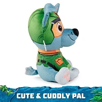 PAW Patrol Jungle Pups, Peluche Zuma de 20,3 cm, animal en peluche pour les garçons et les filles à partir de 3 ans