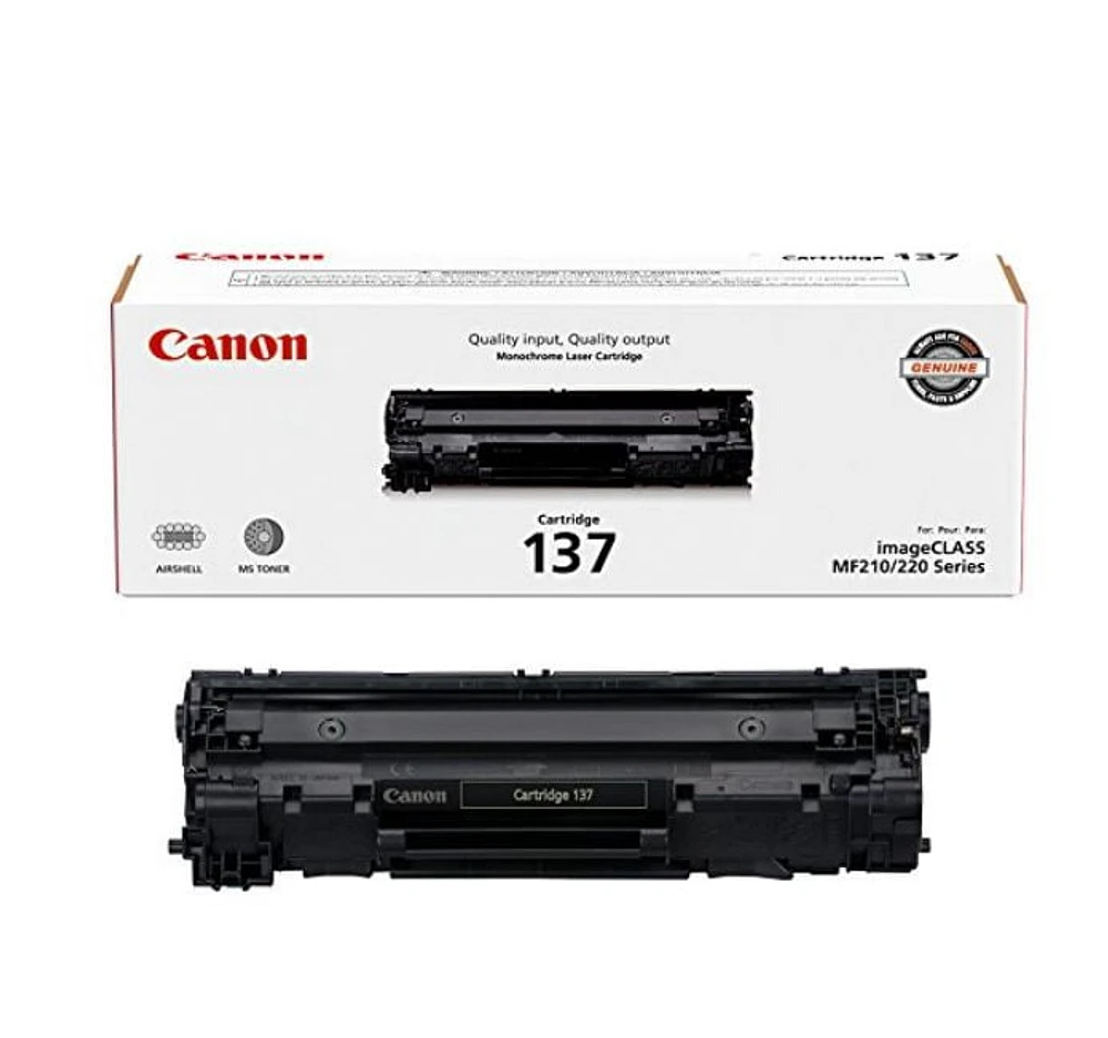 Canon Original 137 Toner Cartridge - Black, Black