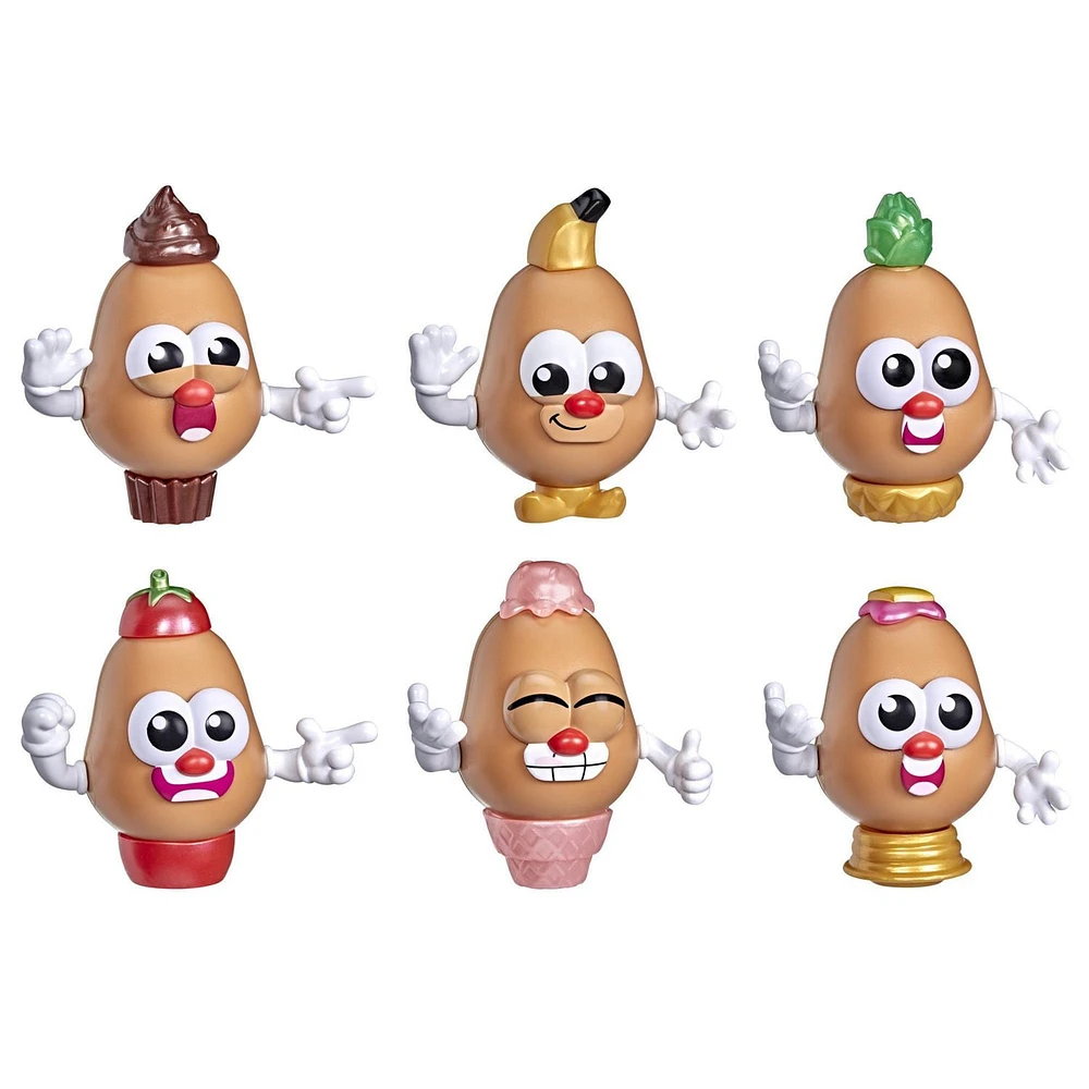 Potato Head Tots Sweet Tots Collectible Figures; Mini Collectible Toys For Kids Ages 3 and Up; Mr. Potato Head Characters; Fun Unboxing Toy