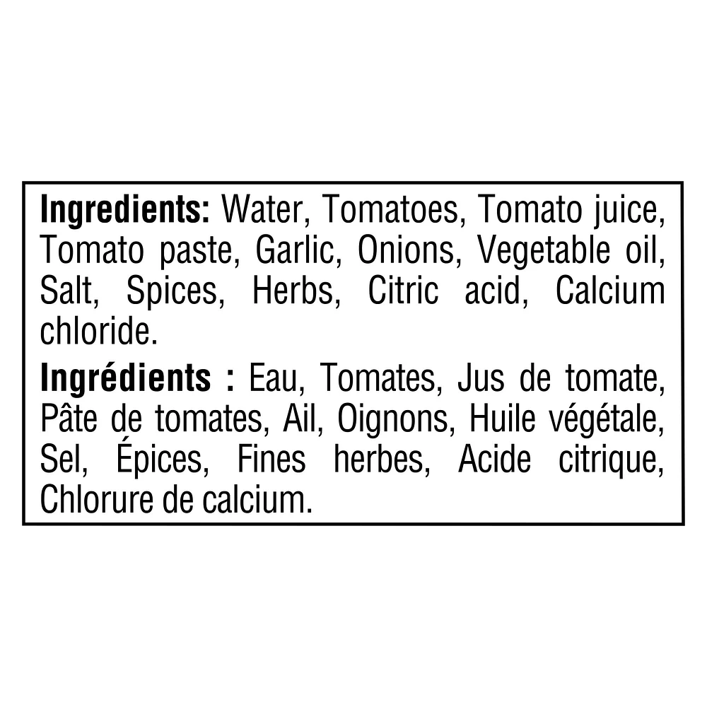 Sauce Pour Pâtes Ail Rôti Et Oignon Classico Tomate et Oignon 600ML