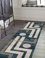 ECARPET Erisa 2'2" x 7'7" Contemporary Runner Rug for Living Room, Bedroom, Dining Room, Entrance, Hallway and More.