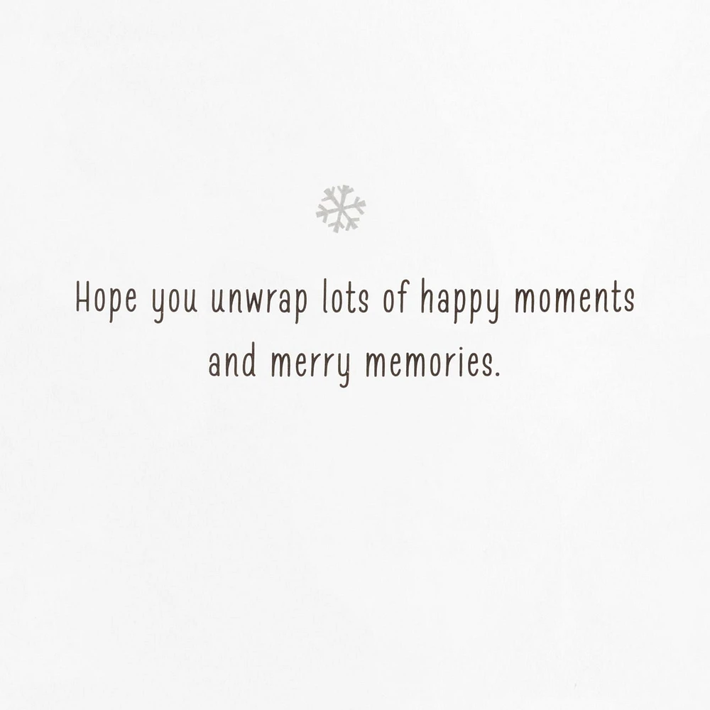 Connections from Hallmark Peanuts Snoopy and Woodstock Hugging Boxed Christmas Cards, Pack of 20