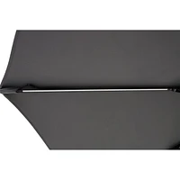 hometrends 11 ft. Round Offset Umbrella with LED Lights & Base, Weather-resistant fabric