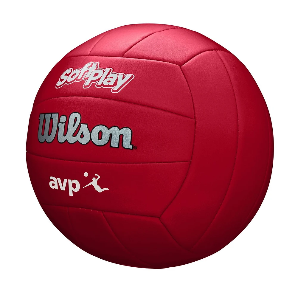 Ballon de volleyball Soft Play de Wilson - Rouge