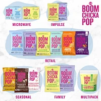 Angie’s BOOMCHICKAPOP® Gluten-Free, Non GMO, Sea Salt Microwave Popcorn, 4 Pack (4 x 93 g), A whole grain, Non GMO, Kosher, gluten free snack made in a peanut free facility