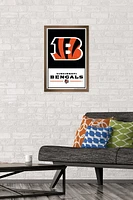 NFL Cincinnati Bengals - Logo 21 Wall Poster with Magnetic Frame