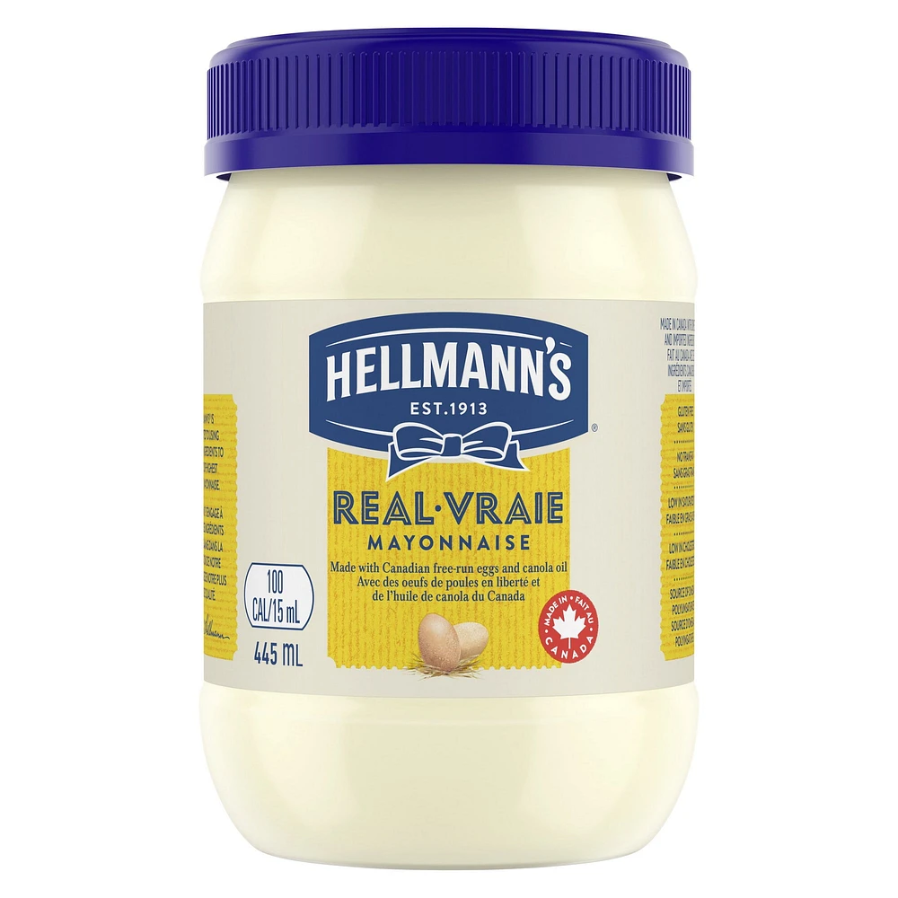 Hellmann's Real Mayonnaise, 445mL, Mayonnaise, 445 ml