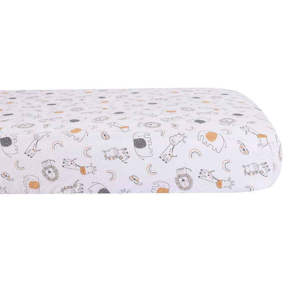 Drap-housse en coton George Baby