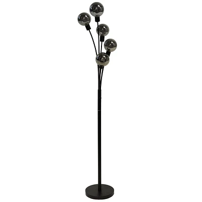 Dainolite 306F-BK Black Floor Lamp