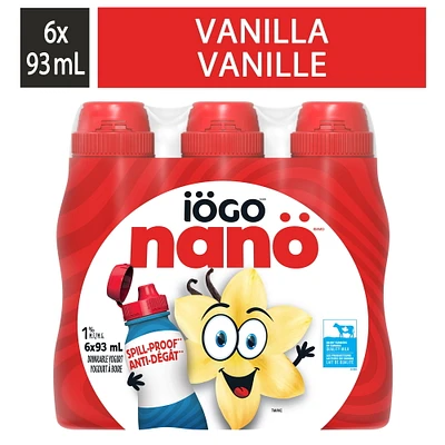 iÖGO nanö Drinkable Vanilla Yogurt 1%, 93ML