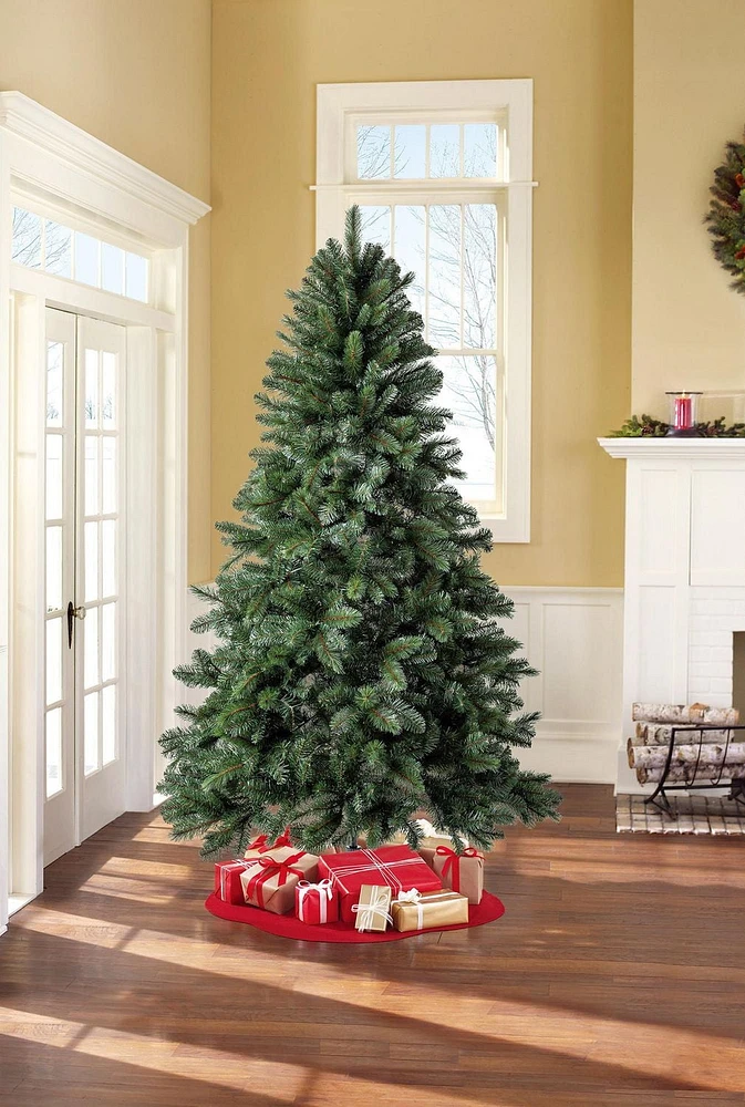 Holiday Time Donner™ 7.5' Regular Full Fir Christmas Tree - Green