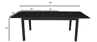 Table extension 35''x70'à 95''
