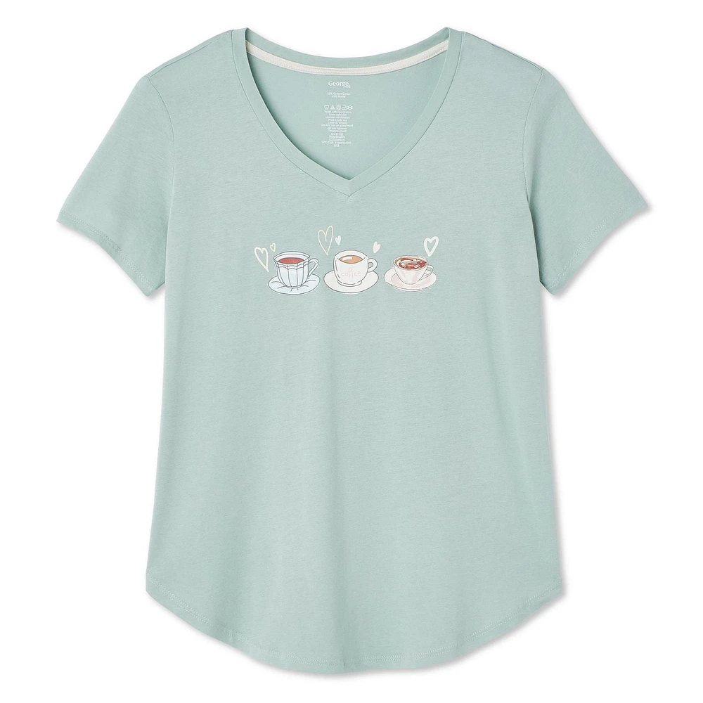 George Women's V-Neckline Sleep Tee